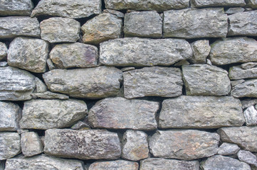 Old brick wall with rough and scuffed