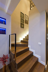 Canvas Print - Corridor with stairs