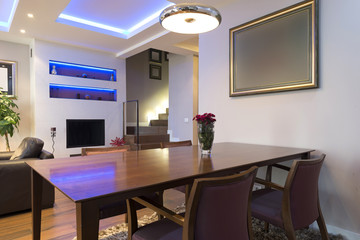 Luxury apartment interior - dining area