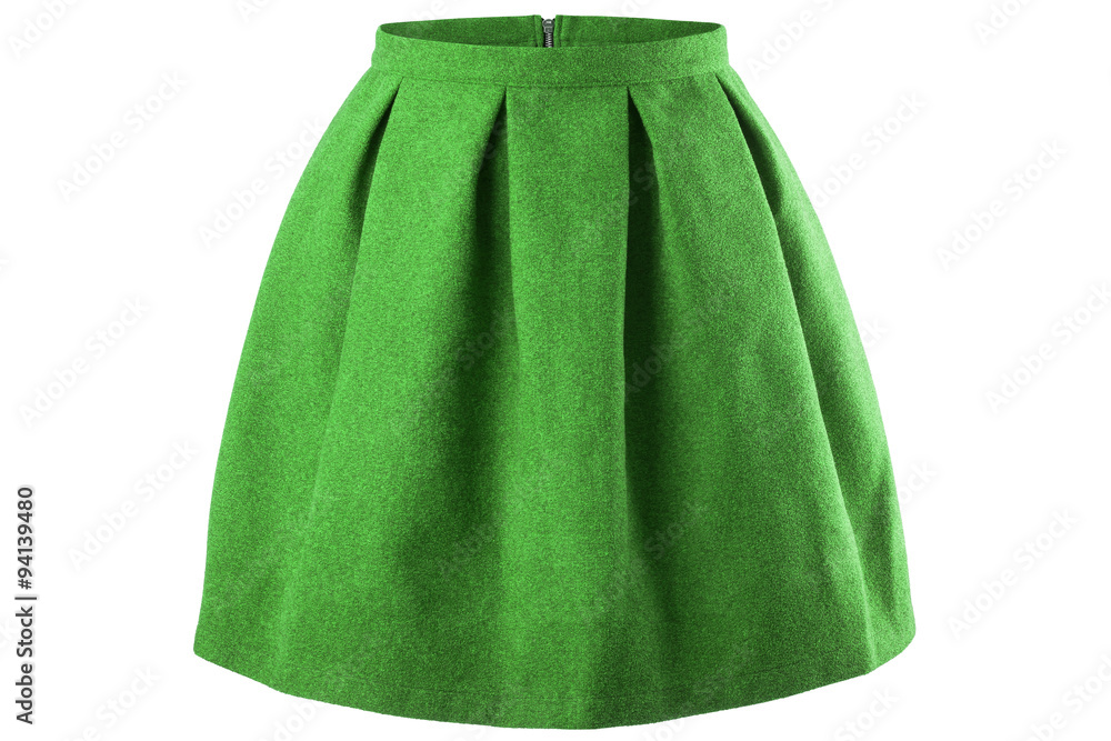green skirt - obrazy, fototapety, plakaty 