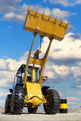 Poster - Tractor work in sandpit