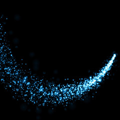 Wall Mural - Sparkling stars dust tail