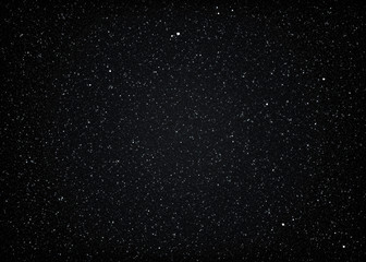 Wall Mural - Glittering dark starry cosmic space