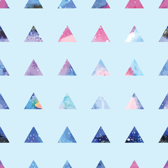 Wall Mural - triangles seamless pattern.