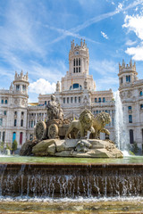 Wall Mural - Cibeles fountain in Madrid