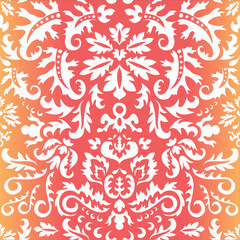 seamless paisley pattern.orient or russia design. vector illustr