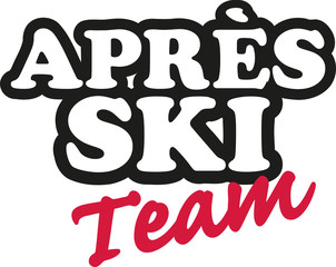 Poster - Apres ski team