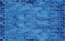 Blue Brick Wall, 
Retro Blue Brick Wall Vector, 
Seamless Realistic Blue Brick Wall, 
Brick Wall Background, 
Abstract Vector Illustration