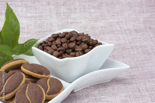 Naklejka dekoracyjna Coffee cookies