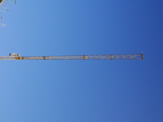 crane blue sky