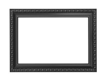 Black  Frame Isolated On White Background