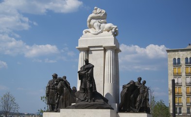 Wall Mural - Tisza Istvan statue