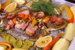 baked  fish flounder