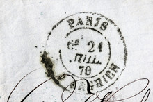 Vintage French Postmark