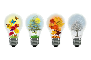 Seasons lightbulb