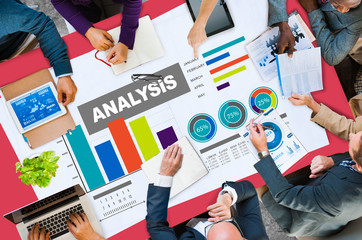 Poster - Analysis Analytics Bar graph Chart Data Information Concept