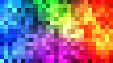 Wall Mural - colorful tiles mosaic background