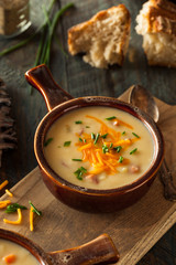 Wall Mural - Homemade Beer Cheese Soup