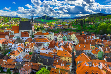 Wall Mural - View of Cesky Krumlov, Czech Republic