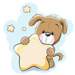 Dog with star
