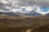 Fototapeta Tęcza - Peak of Huayna Potosi in Cordillera Royal mountain range, Bolivia
