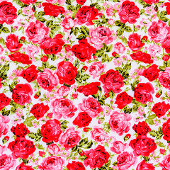 Wall Mural - texture of print fabric striped rose