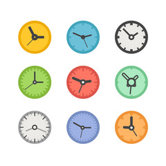 Poster - Different clocks collection