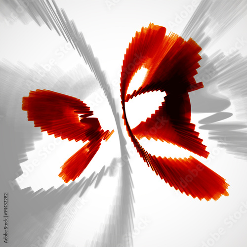 Naklejka dekoracyjna Abstract red background