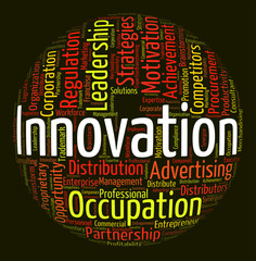 Innovation Word Shows New Idea And Improve