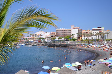 Przepiękna plaża w Playa de San Juan na Teneryfie