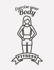 Poster - fitness lifestyle 