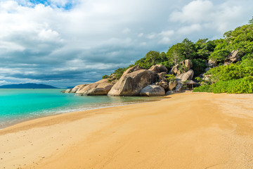 Wall Mural - Beautiful beach at coast of Vietnam - Ninh van bay