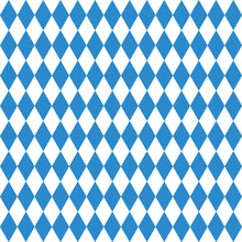 Oktoberfest Checkered Background And Bavarian Flag Pattern