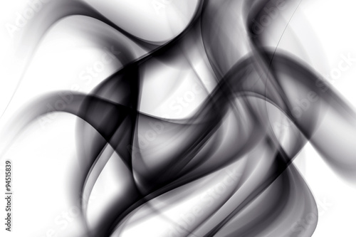 Naklejka na drzwi Abstract Black Smoke Element of Design Background