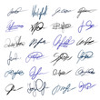 © K3Star - Handwritten personal signatures vector set