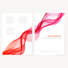 Wall Mural - abstract template color flyer