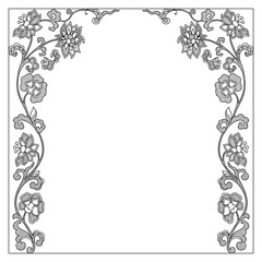 Poster - Vector vintage border frame