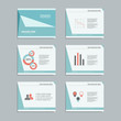 © gaisonok - Set templates infographics for presentations, business, layout, modern style