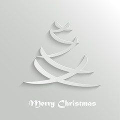 Wall Mural - abstract modern christmas tree background, design template