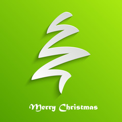 Wall Mural - abstract christmas tree background,