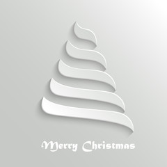 Wall Mural - abstract christmas tree background,