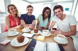 © WavebreakmediaMicro - Creative team working together on smartphones