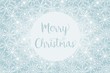 Weihnachtskarte mit handgezeichneten Schneeflocken
