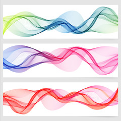 Wall Mural - abstract template horizontal banner