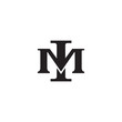 Letter M and I monogram logo