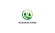 pine tree green landscape company logo