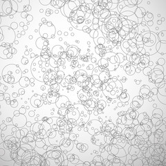 Leinwandbilder - Vector texture, pattern with scattered, random circles.