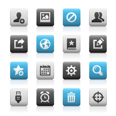 Wall Mural - web and mobile icons 2 // matte series