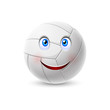 Volleyball ball cartoon character