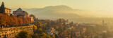 Fototapeta  - Panorama di Bergamo dalle mura di città alta
